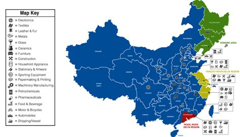 where are the majority of factories in china